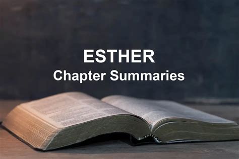 esther niv|book of esther summary by chapter.